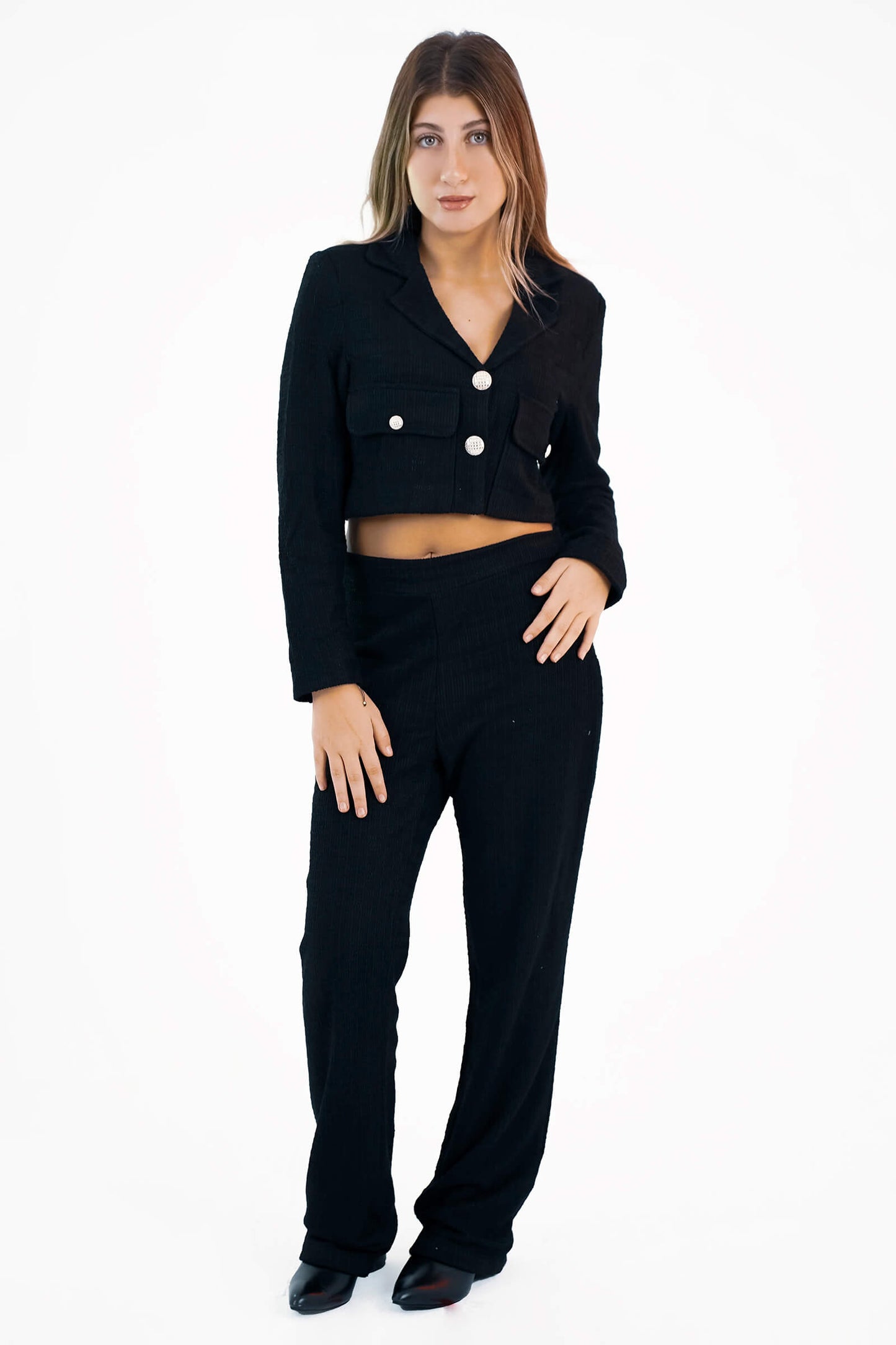 Tailored Blazer & Sleek Trousers Set