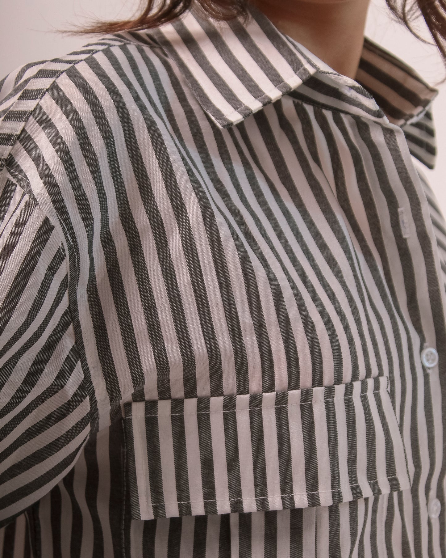 Cropped overshirt