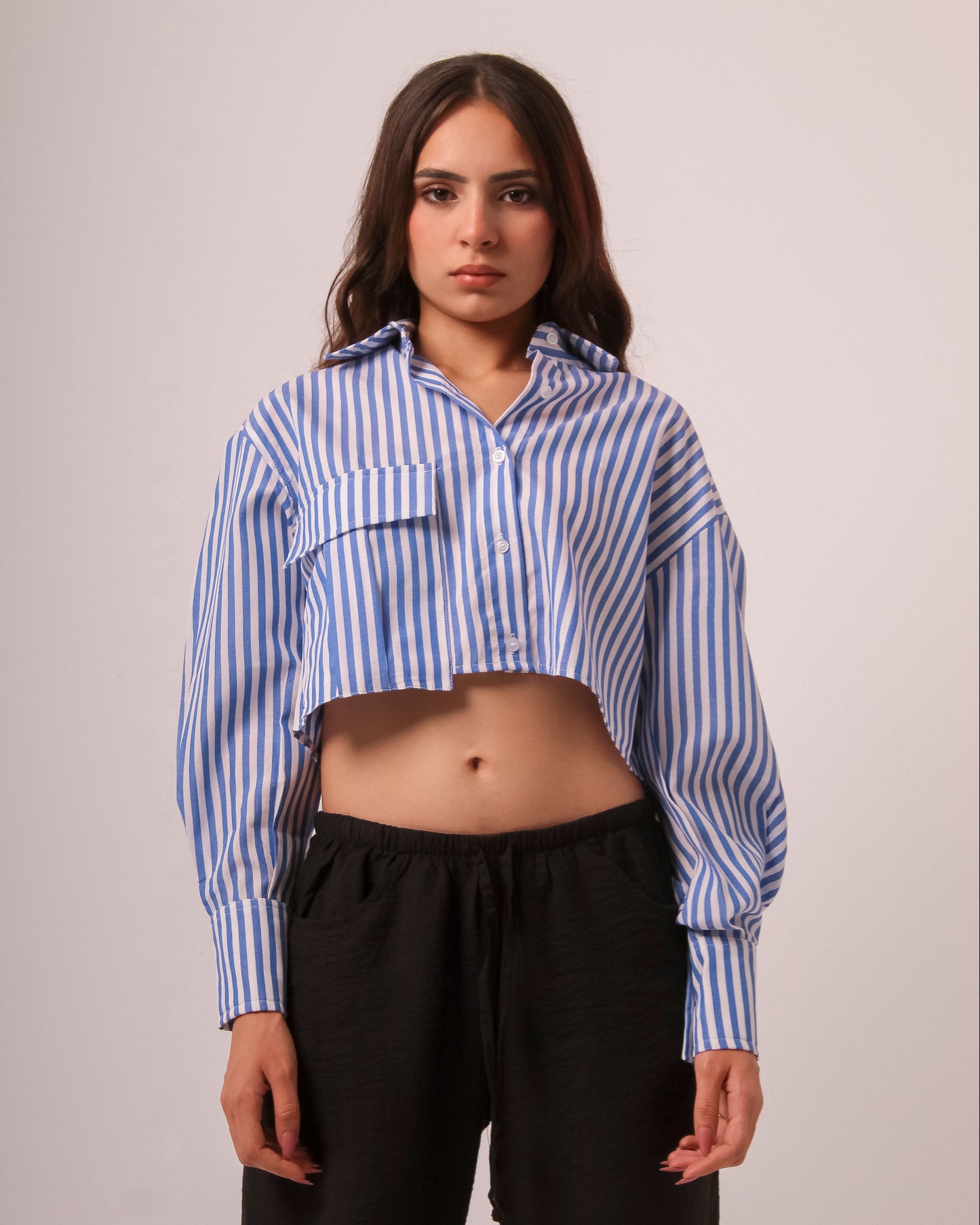 Cropped overshirt