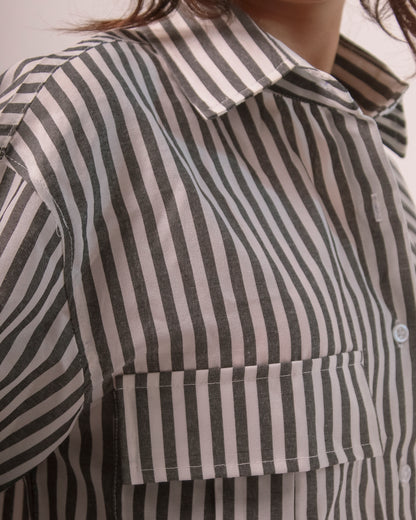 Cropped overshirt